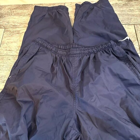 Nike Windbreaker Track Pants Ski Snow Navy Blue Size L RN 56323 Womens CLEAN - Picture 7 of 7